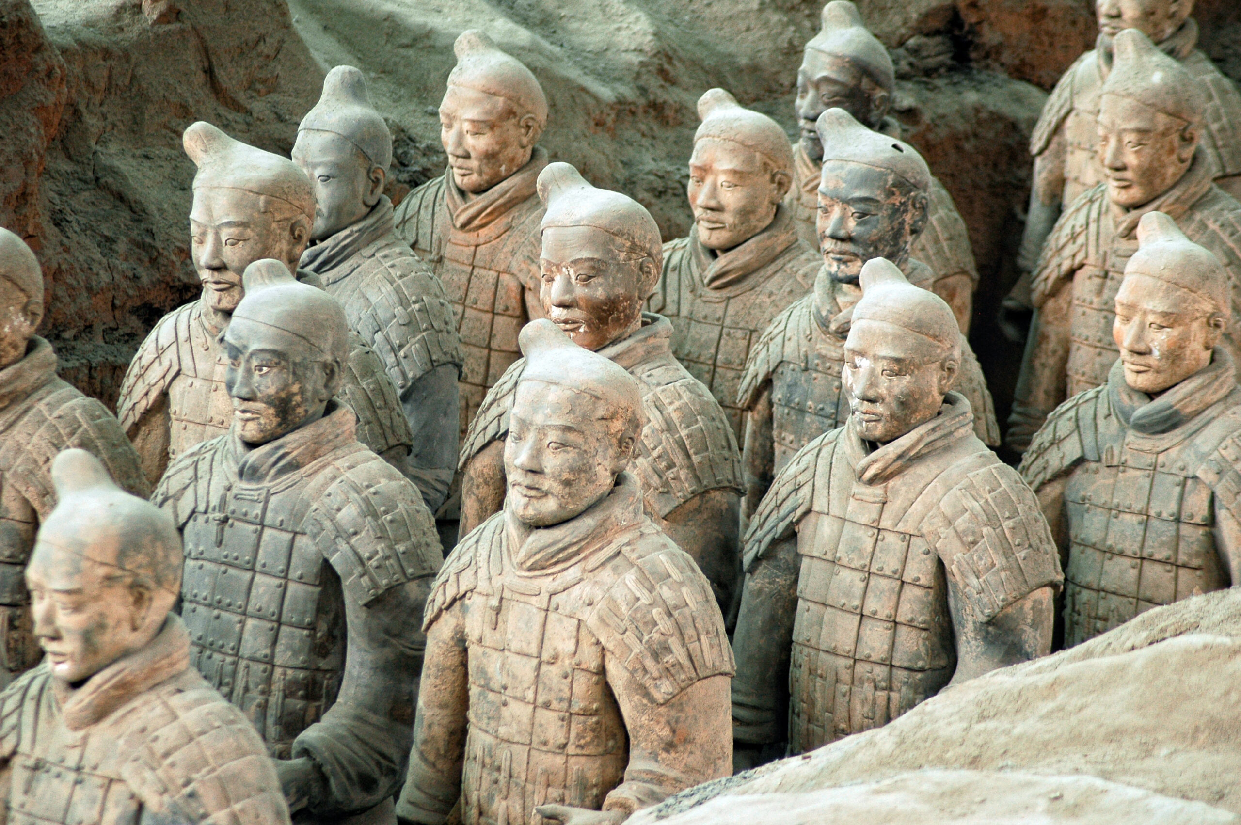 Terracotta Army near the city of Xian, China